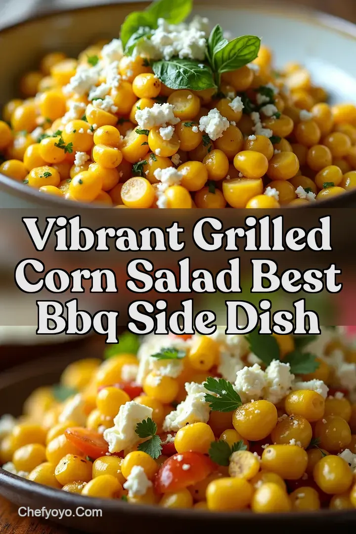 Vibrant Grilled Corn Salad Best BBQ Side Dish
