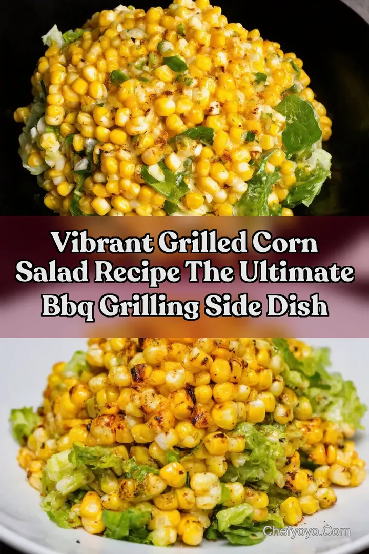 Vibrant Grilled Corn Salad Recipe The Ultimate BBQ Grilling Side Dish