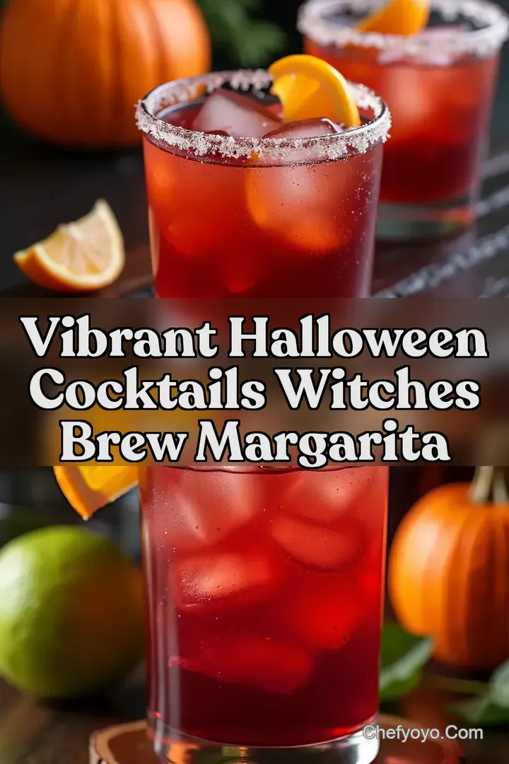 Vibrant Halloween Cocktails Witches Brew Margarita