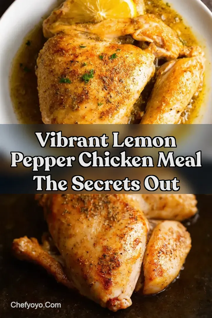 Vibrant Lemon Pepper Chicken Meal The Secrets Out : PIN FOR LATER Vibrant Lemon Pepper Chicken Meal The Secrets Out