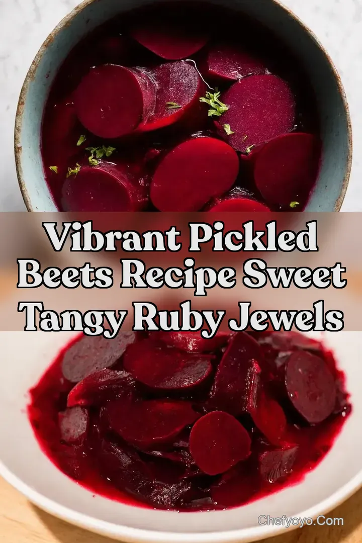 Vibrant Pickled Beets Recipe Sweet Tangy Ruby Jewels