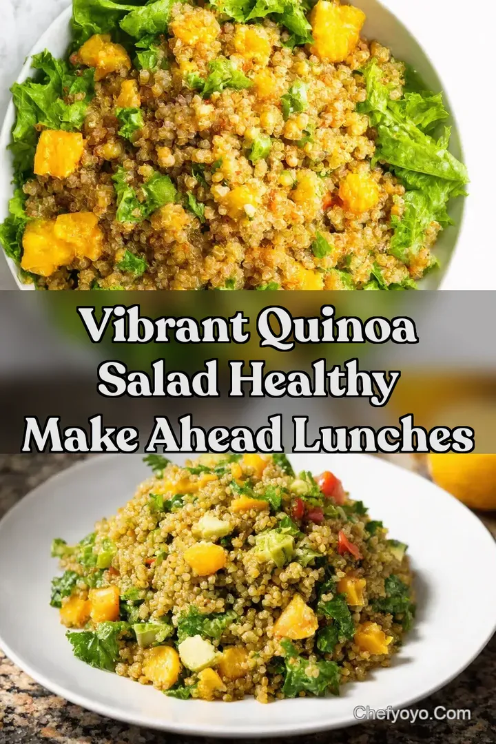 Vibrant Quinoa Salad Healthy Make Ahead Lunches