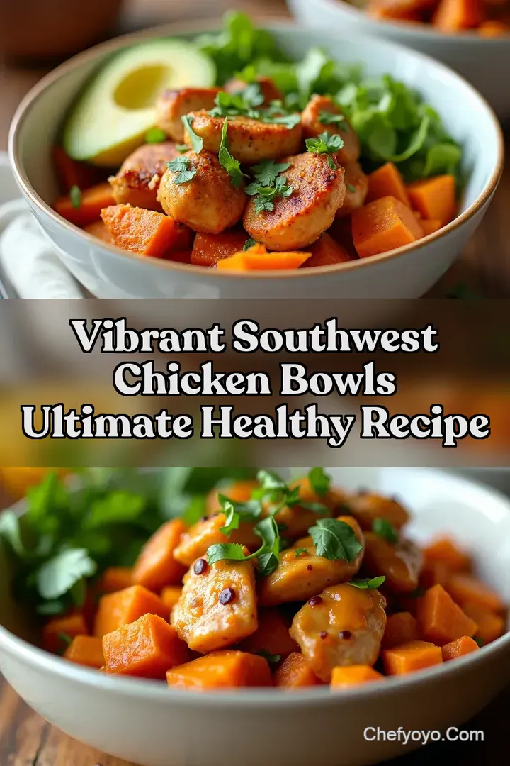 Vibrant Southwest Chicken Bowls Ultimate Healthy Recipe