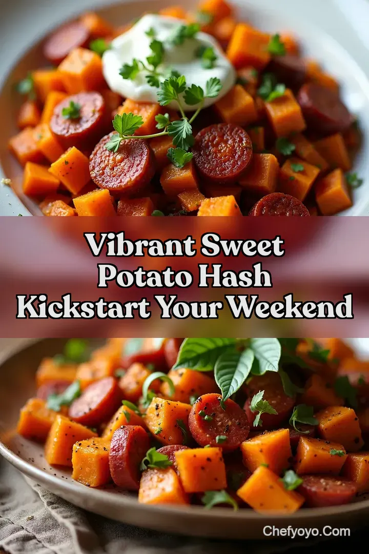 Vibrant Sweet Potato Hash Kickstart Your Weekend