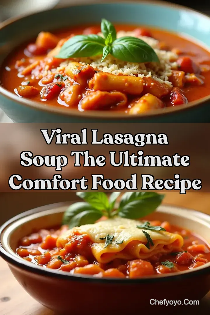 Viral Lasagna Soup The Ultimate Comfort Food Recipe
