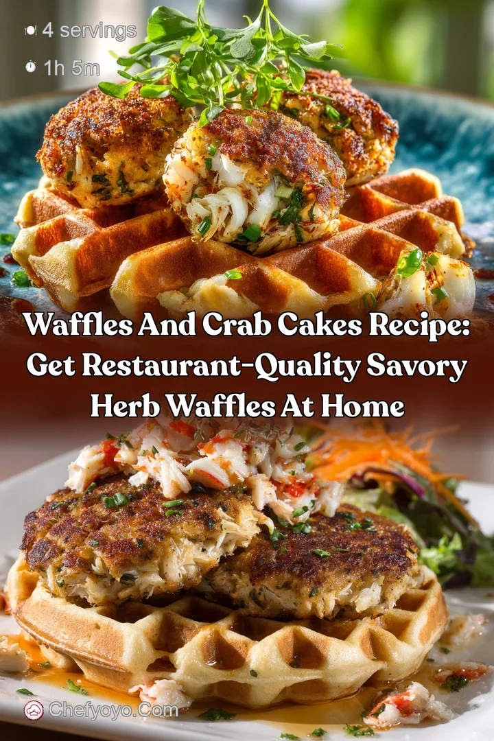 Waffles and Crab Cakes Recipe: Get Restaurant-Quality Savory Herb Waffles at Home