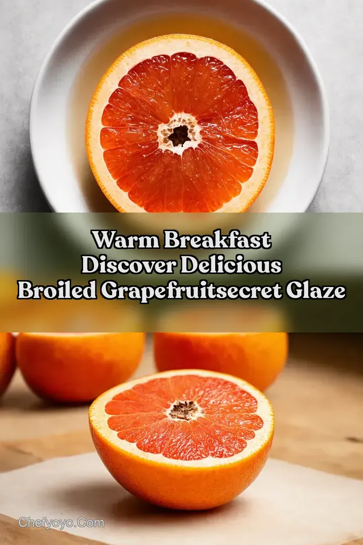 Warm Breakfast Discover Delicious Broiled GrapefruitSecret Glaze