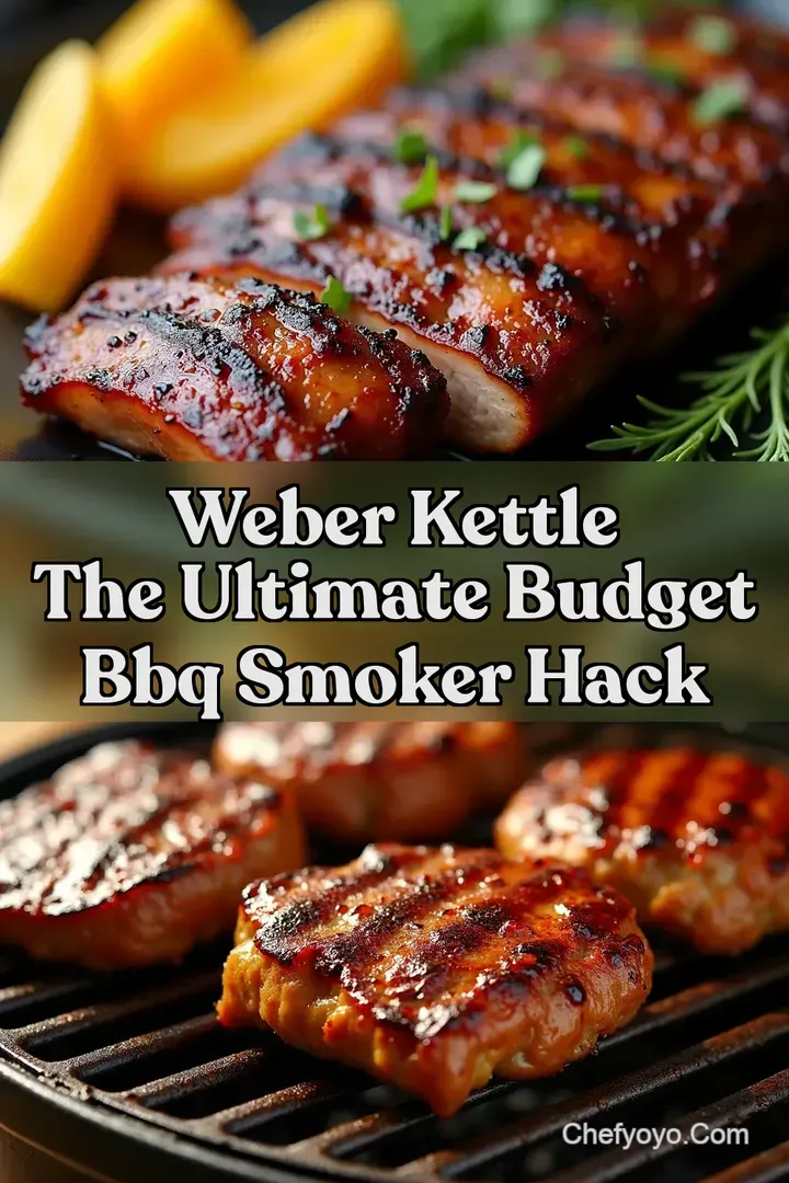 Weber Kettle The Ultimate Budget BBQ Smoker Hack
