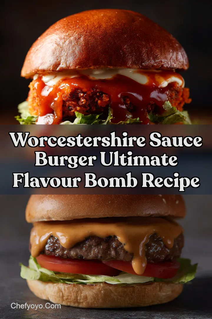 Worcestershire Sauce Burger Ultimate Flavour Bomb Recipe