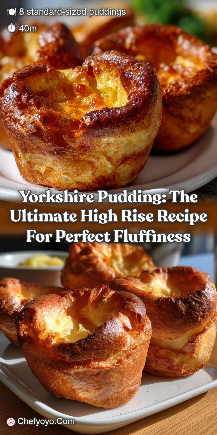 Yorkshire Pudding: The Ultimate High Rise Recipe for Perfect Fluffiness