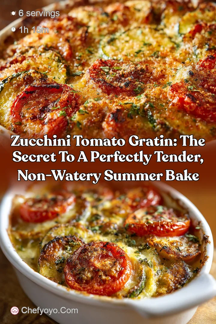 Zucchini Tomato Gratin: The Secret to a Perfectly Tender Non-Watery Summer Bake