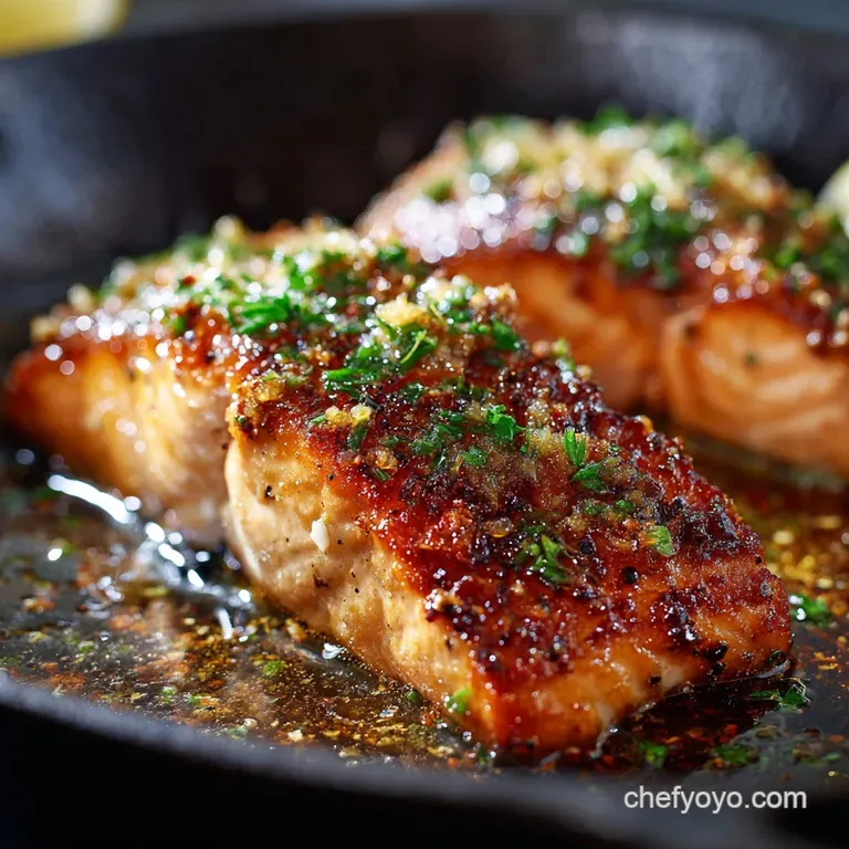 The Ultimate 15Minute Crispy Salmon with Zesty Garlic Butter Sauce
