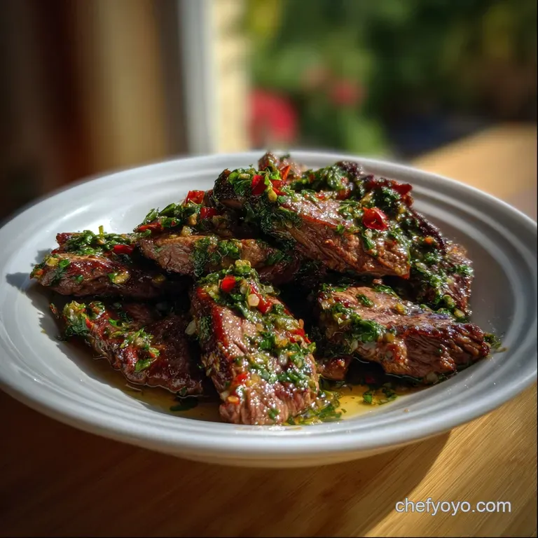 The Ultimate Skirt Steak Marinade Recipe presentation