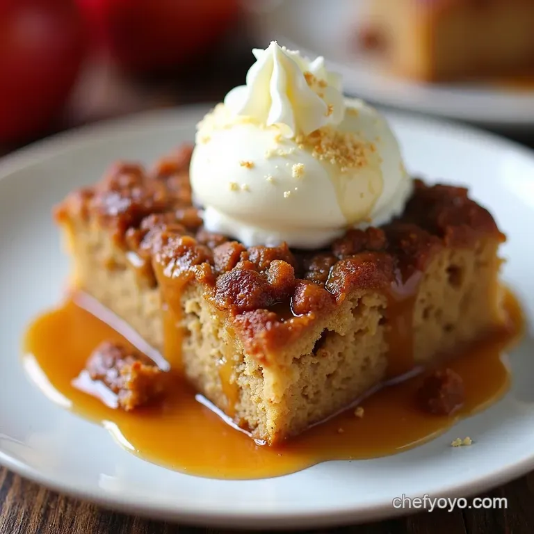 5Ingredient Caramel Apple Dump Cake