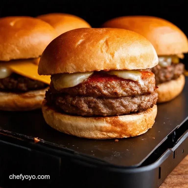 Air Fryer Burgers: Juicy Quick and Easy presentation