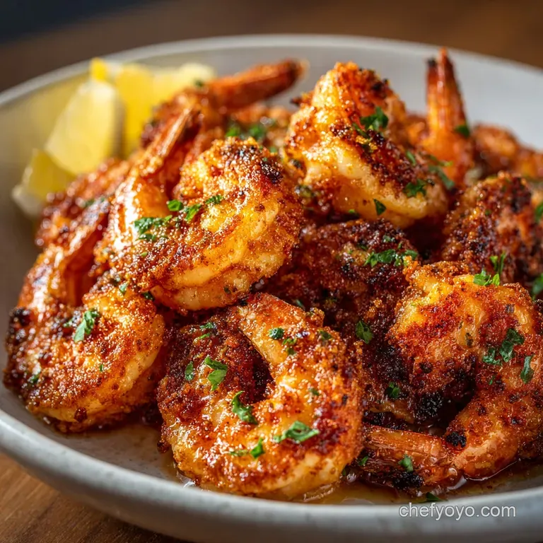 Air Fryer Cajun Shrimp Blazing Fast Crispy Perfection in Under 10 Minutes presentation
