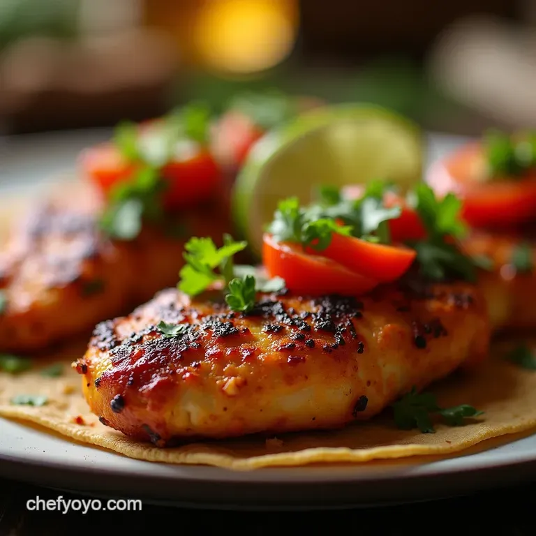 Lightning Fast Perfectly Charred Air Fryer Chicken Fajitas presentation