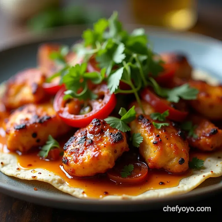 Lightning Fast Perfectly Charred Air Fryer Chicken Fajitas