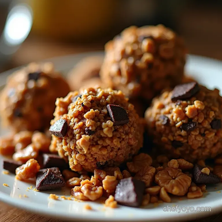 Air Fryer Chocolate Chunk Granola Chocoholics Dream presentation