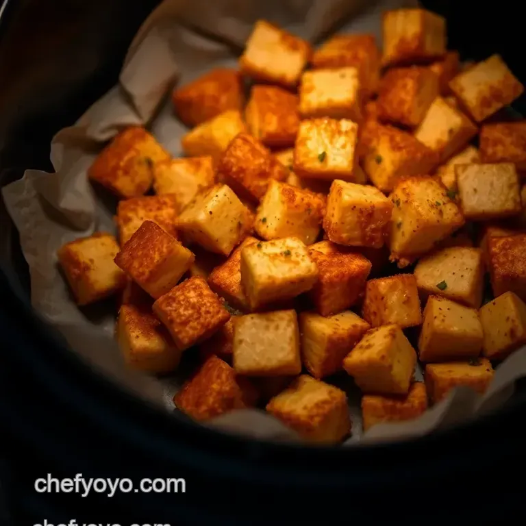 Air Fryer Crispy Pub-Style Chicken Bites presentation