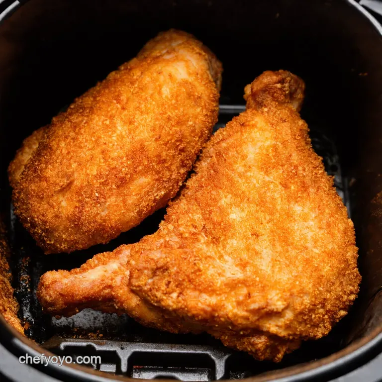 Air Fryer Fried Chicken Crispy Juicy Southern Comfort presentation