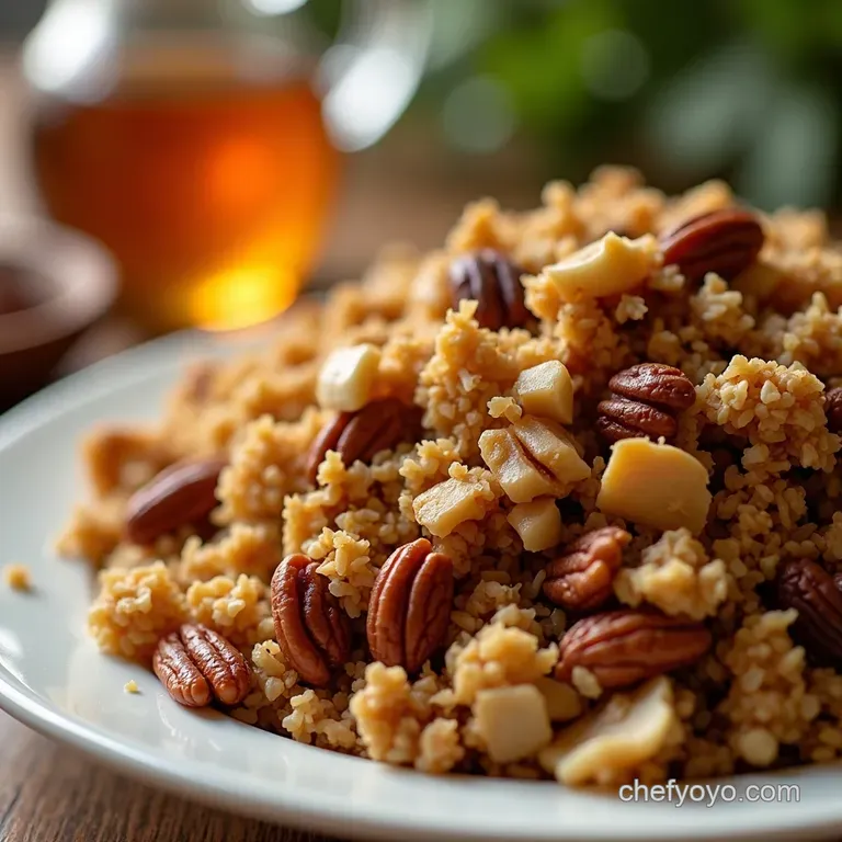 Air Fryer Honey Nut Granola Crunchy Healthy and Ready in Minutes presentation