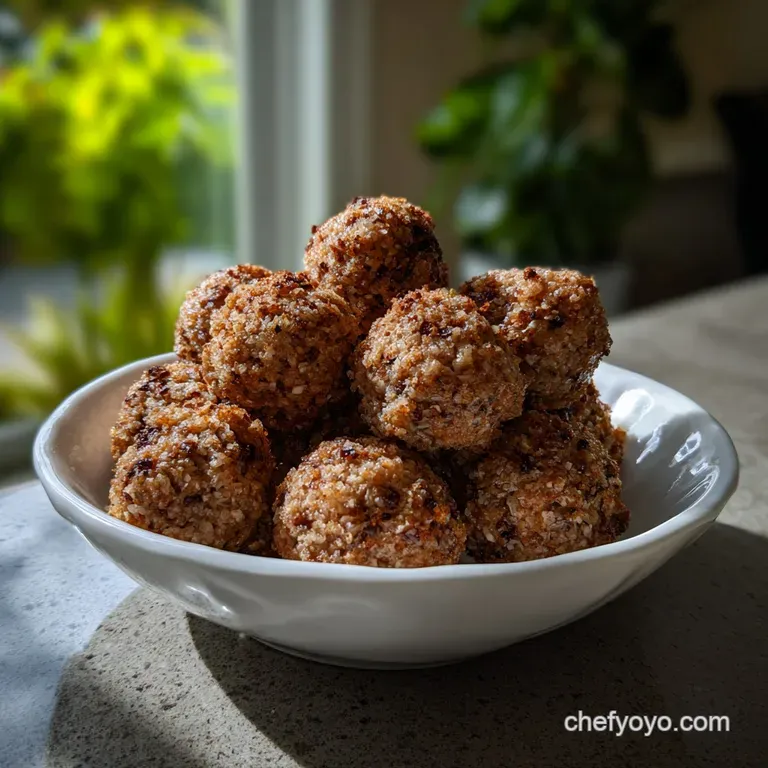 The Best Air Fryer Meatballs from Scratch presentation
