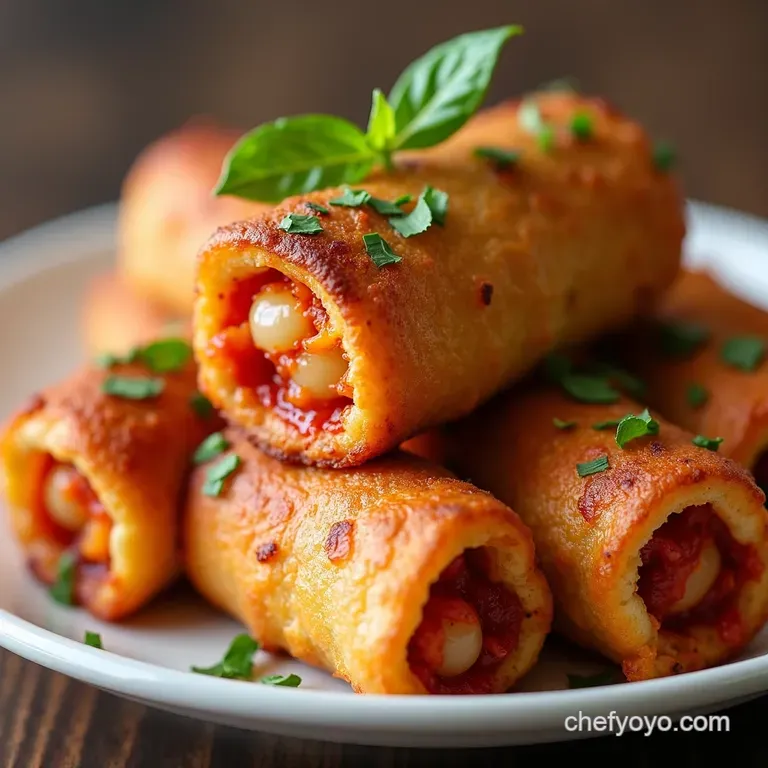 Air Fryer Pizza Rolls