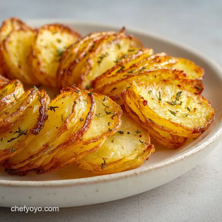 Air Fryer Sliced Potatoes: Shatter Crisp Edges