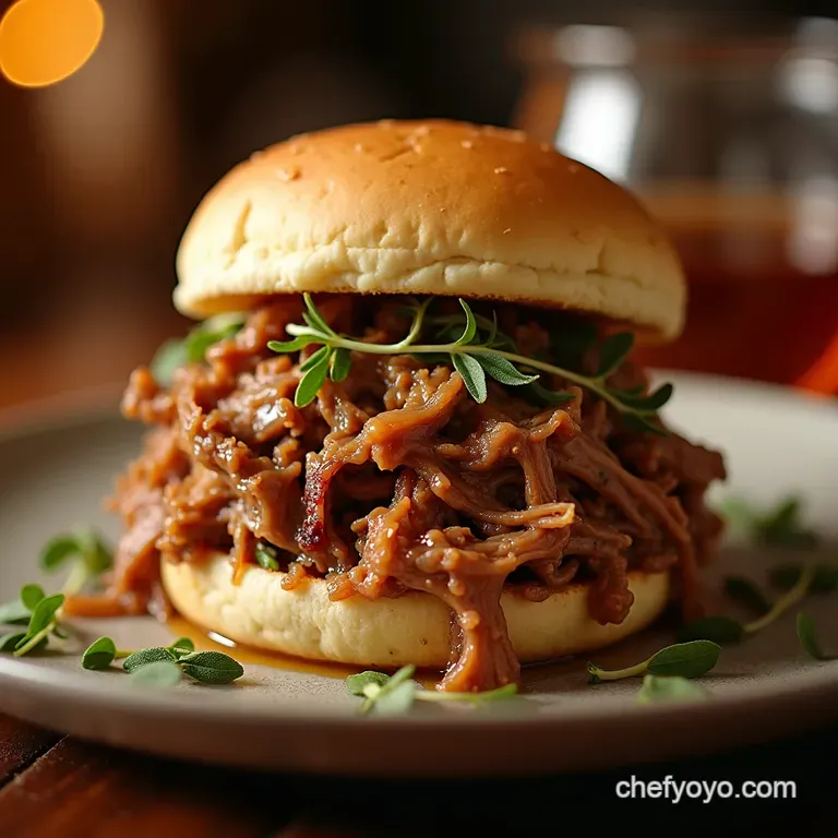 The Great British Slowcook Apple Cider Sage Pulled Pork Crockpot Magic presentation
