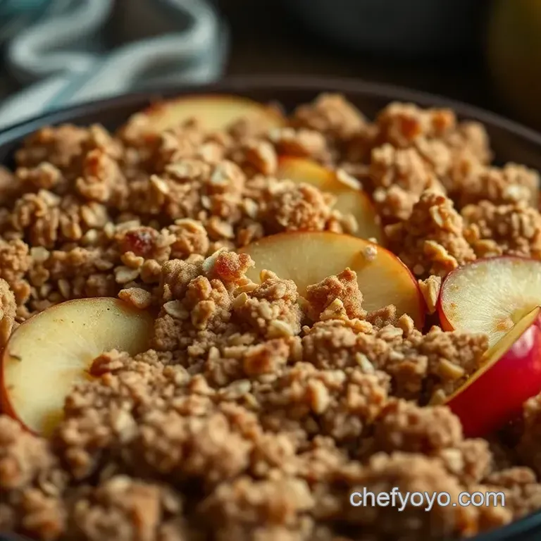 Apple Crunch Delight: A Cozy Fall Dessert