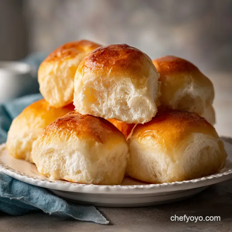 A trio of warm, soft dinner rolls artfully arranged with a dollop of creamy butter.