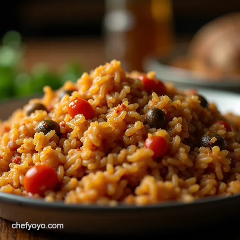 Bayou Soul in 45 Minutes Authentic Flavourpacked Cajun Dirty Rice presentation
