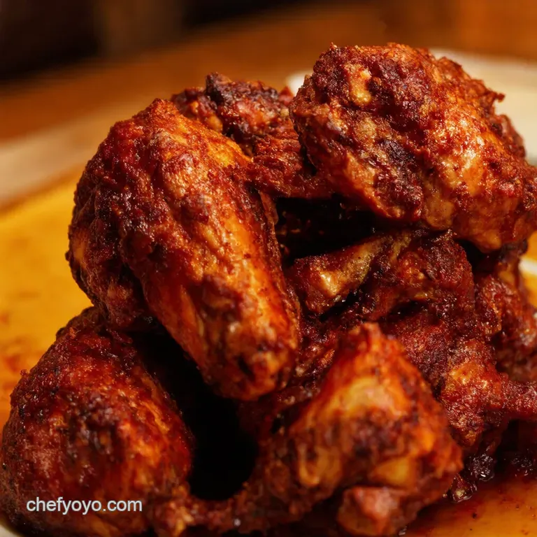 Authentic Jamaican Jerk Chicken presentation