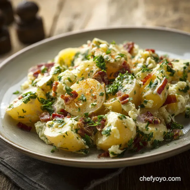 Warm Tangy Swabian German Potato Salad Kartoffelsalat