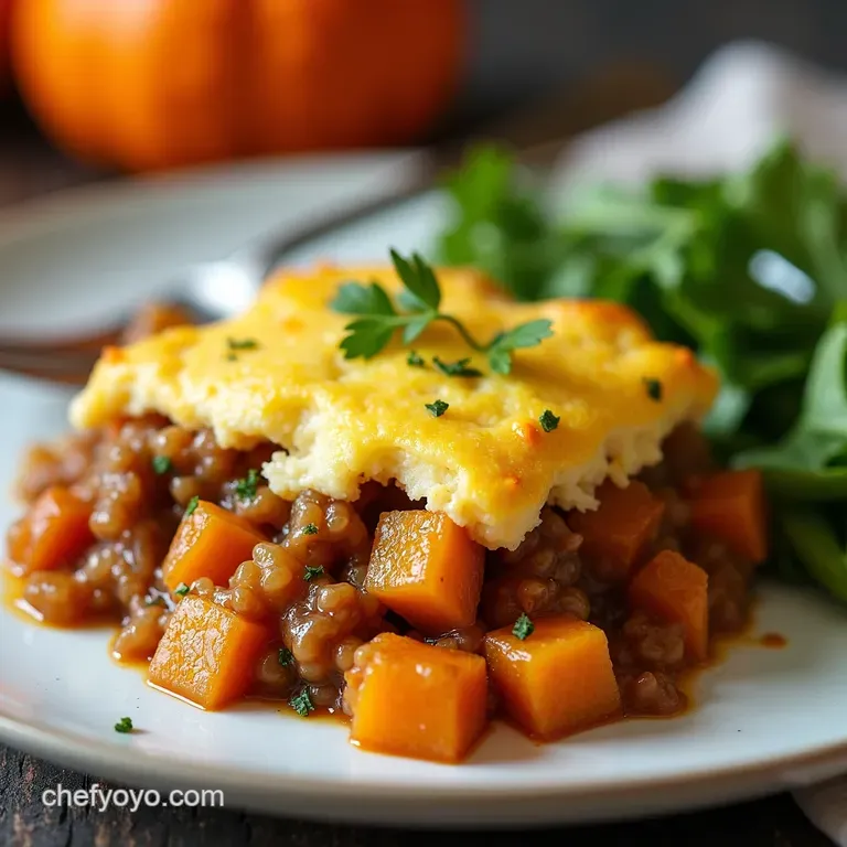 Autumn Butternut Squash Shepherds Pie