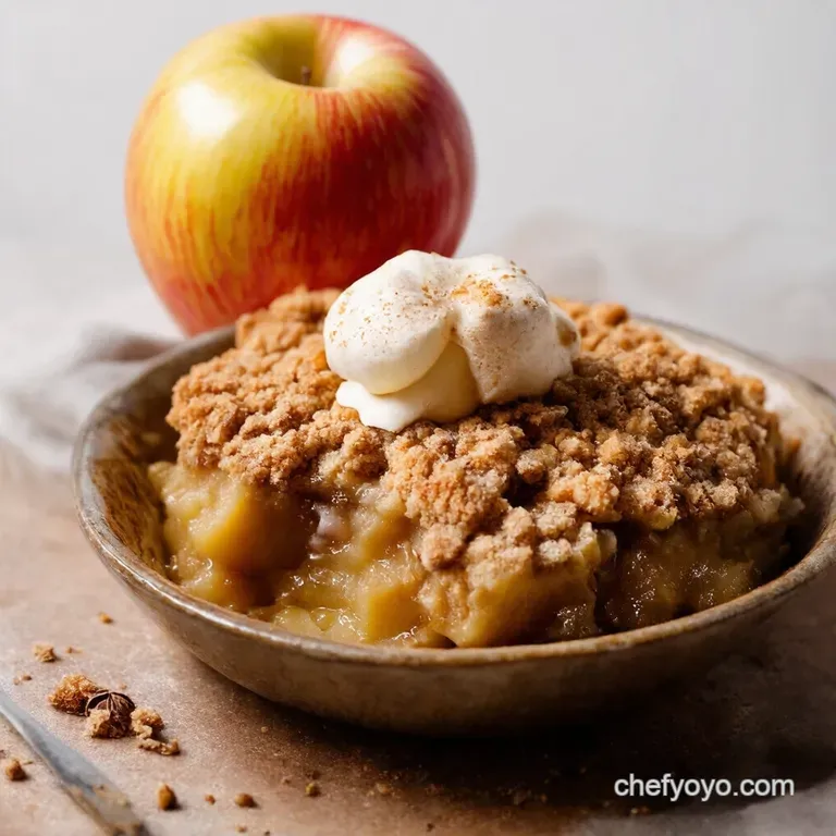 Autumn Spiced Apple Crumble A Proper Bit of Comfort