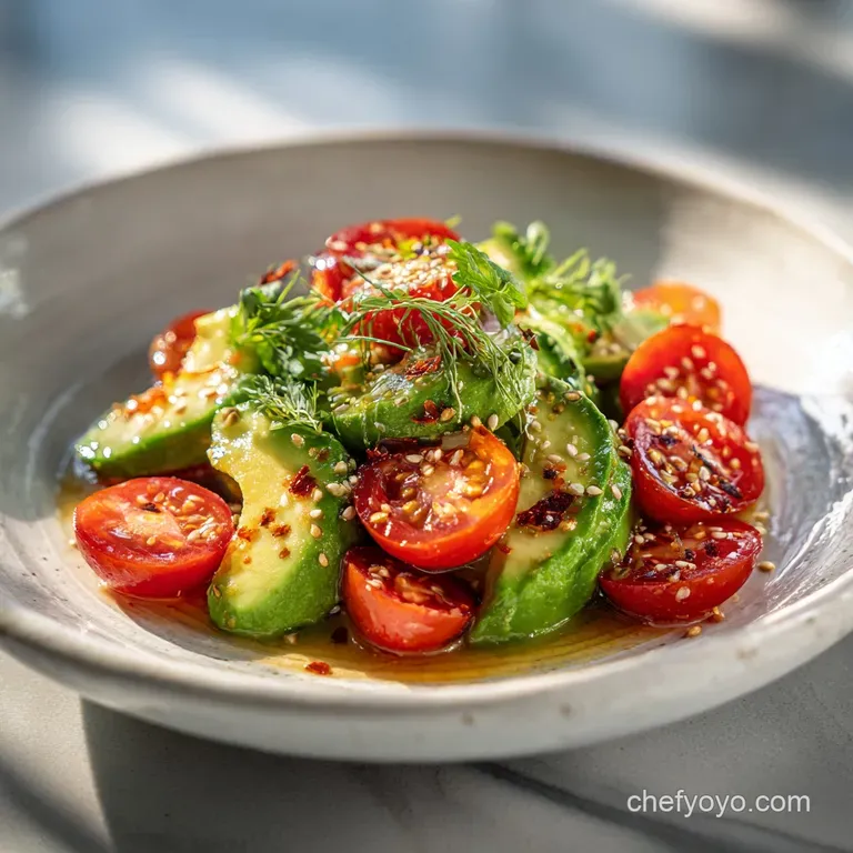 Avocado and Tomato Salad: Simple & Vibrant