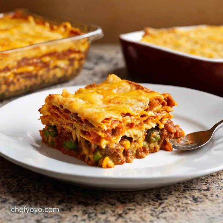 Ay Caramba Mexican Lasagna presentation
