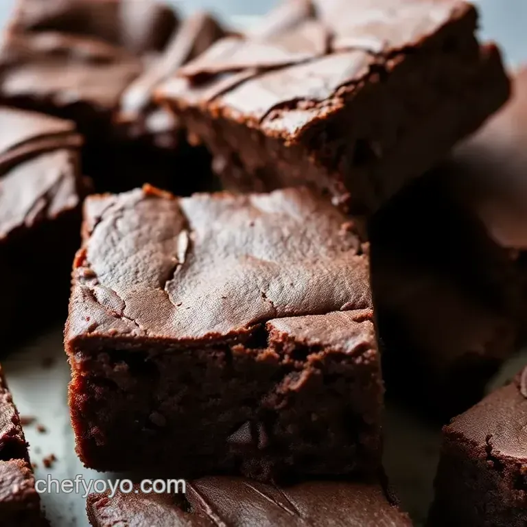Delightfully Dark Chocolate Brownies