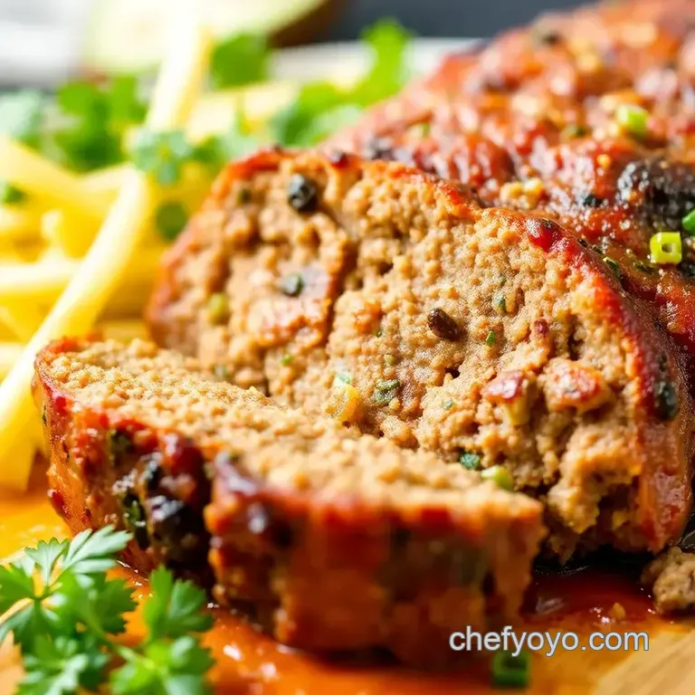 Baked Beef & Pork: Zesty Creole Meatloaf presentation