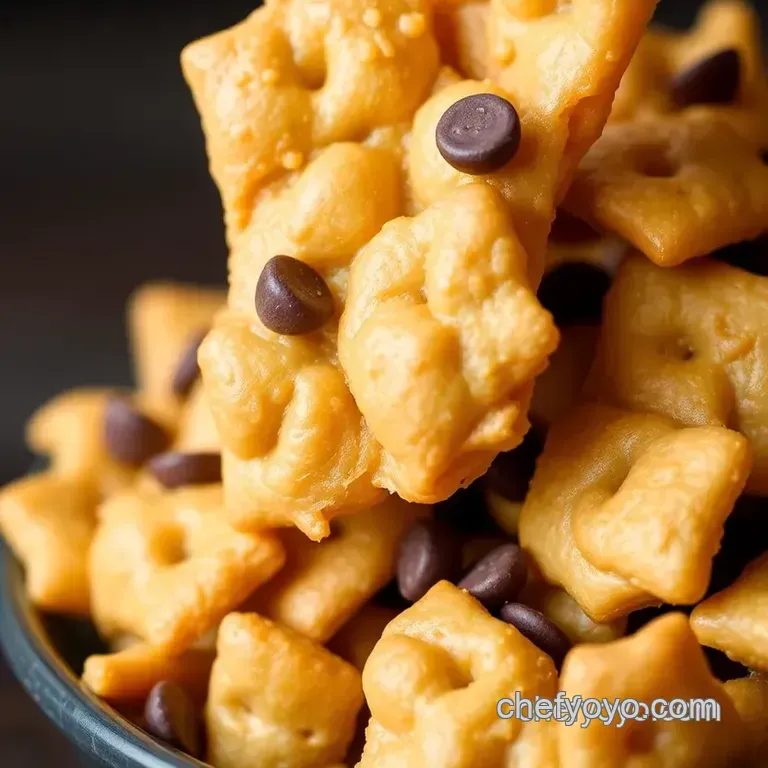 Baked Cheez-It Crunchy Pb Magic presentation