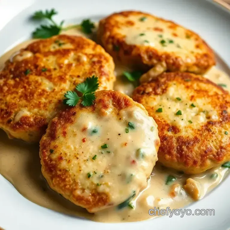 Baked Chicken Cutlets in Creamy Veggie Sauce