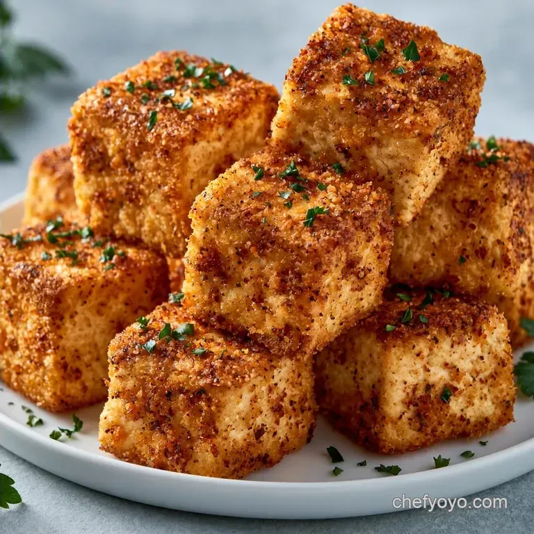 Crispy Baked Extra Firm Tofu Cubes