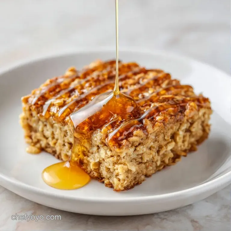 A thick slice of toasted oat cake on a white plate, topped with a dollop of yogurt and sliced almonds.