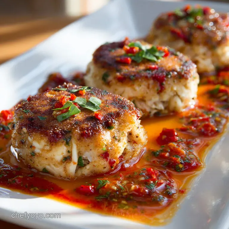Baked Lump Crab Cakes with Red Pepper Chipotle Lim: The Ultimate Skinny Taste Recipe