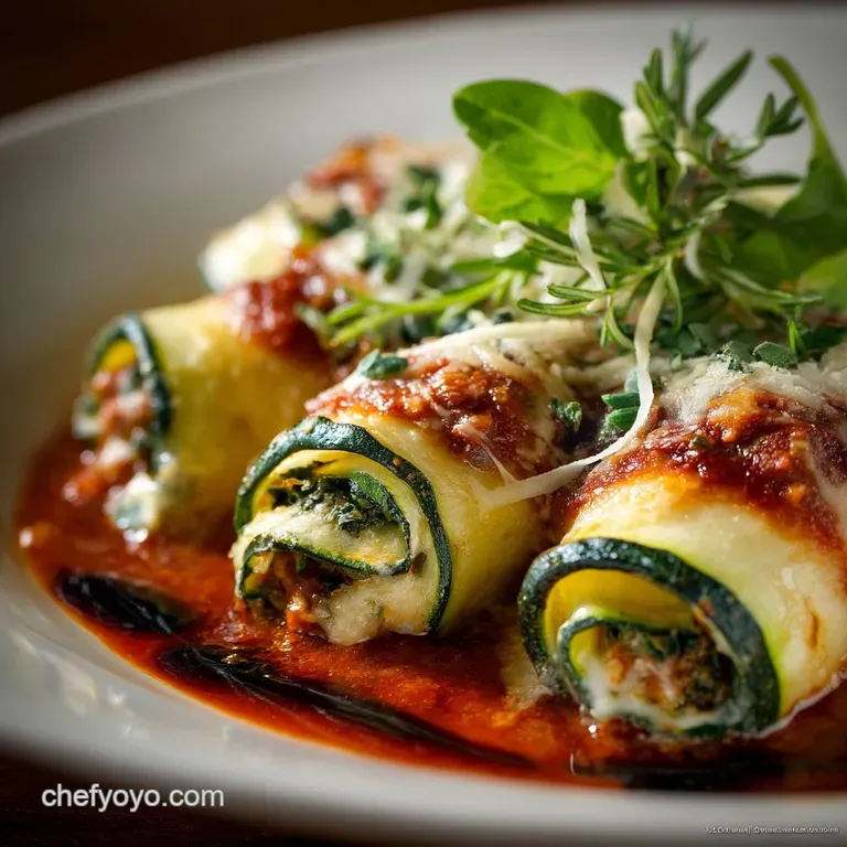 Zucchini Rollatini Our Creamy LowCarb Baked Italian Lasagna Alternative