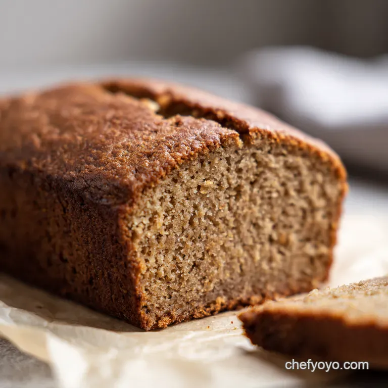 Banana Almond Bliss Bread presentation