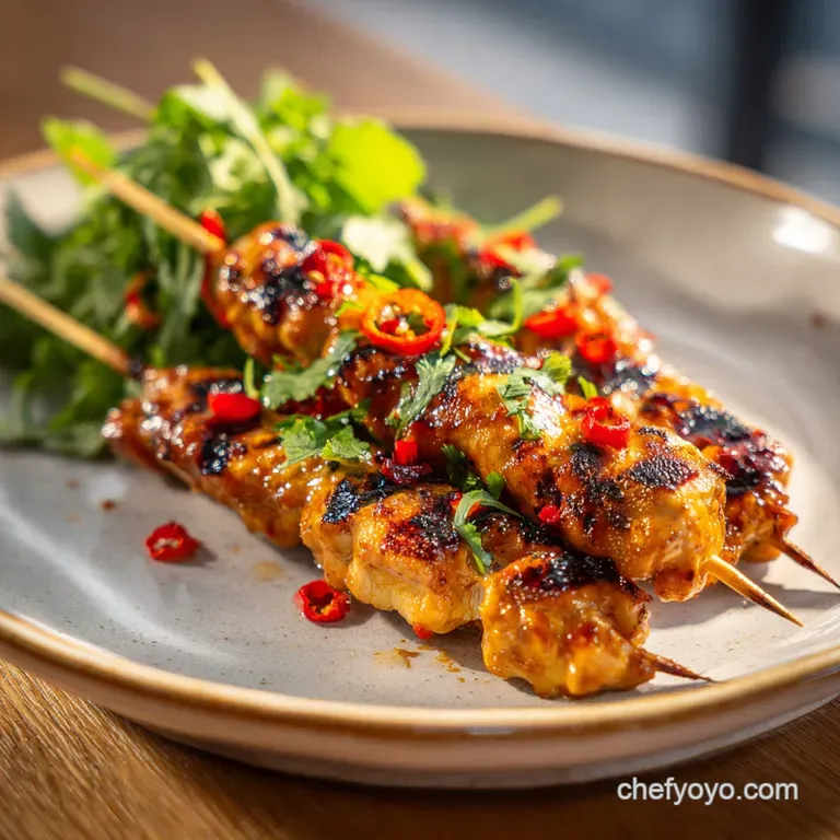 Bang Bang Chicken Skewers Recipe