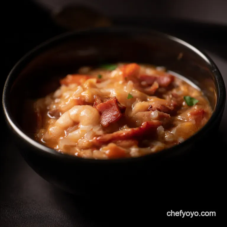 Bayou Bliss Swamp Soup presentation